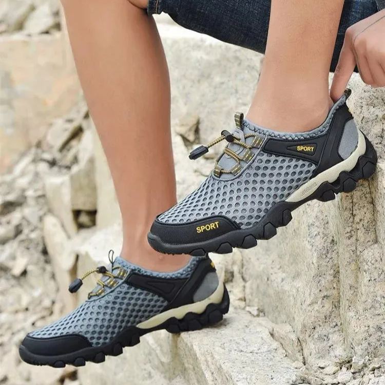 (🔥60% de descuento hoy - ¡no te lo pierdas!) La mejor opción para el verano: zapatos de cuero para senderismo suaves, transpirables y cómodos.