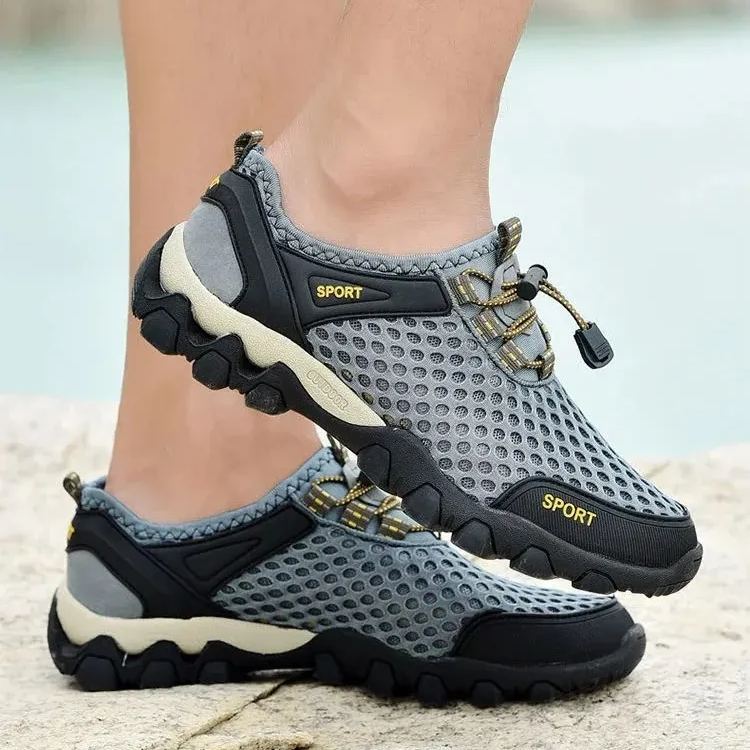 (🔥60% de descuento hoy - ¡no te lo pierdas!) La mejor opción para el verano: zapatos de cuero para senderismo suaves, transpirables y cómodos.