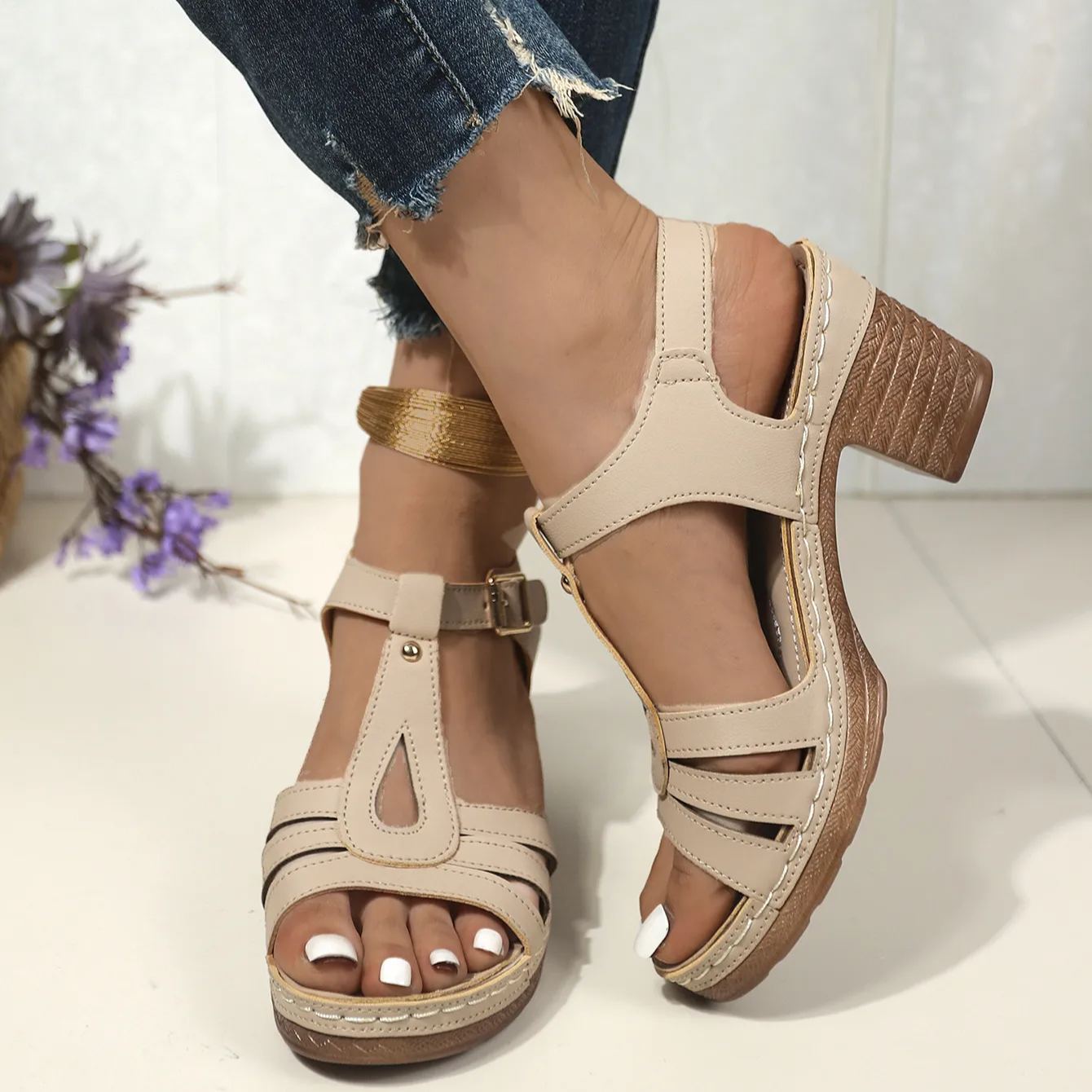🔥50% de descuento por tiempo limitado - Sandalias Ortopédicas de Verano - Diseño Ergonómico✅ Haz tu caminar más cómodo