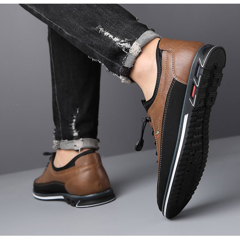 (🔥50% de descuento hoy - ¡no te lo pierdas!) - Zapatos ortopédicos de cuero suaves y cómodos (con amortiguación de aire - alivia el dolor de pies)