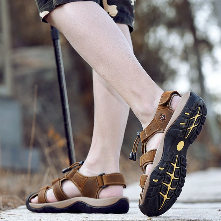 (🔥 60% de descuento por tiempo limitado) - Sandalias de Cuero Ergonómicas - Alivia el Dolor de Pies