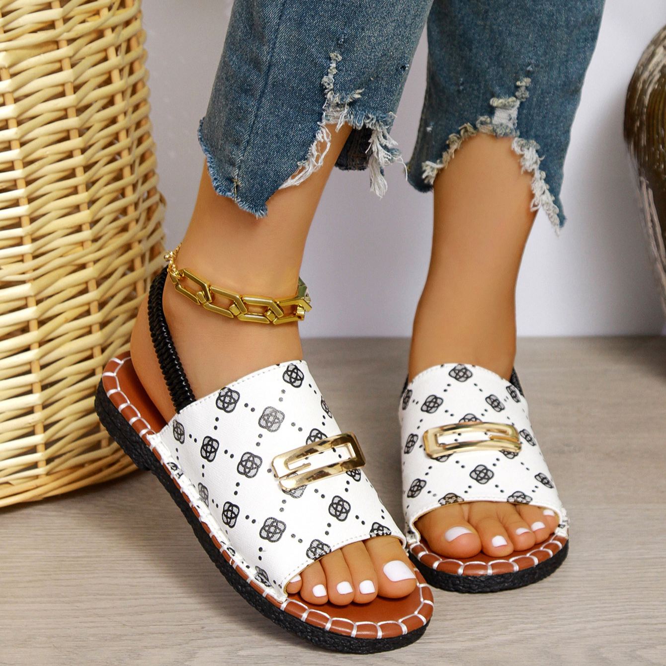🔥50% de descuento por tiempo limitado - Sandalias ortopédicas de verano - Diseño ergonómico✅ Haz tu caminar más cómodo