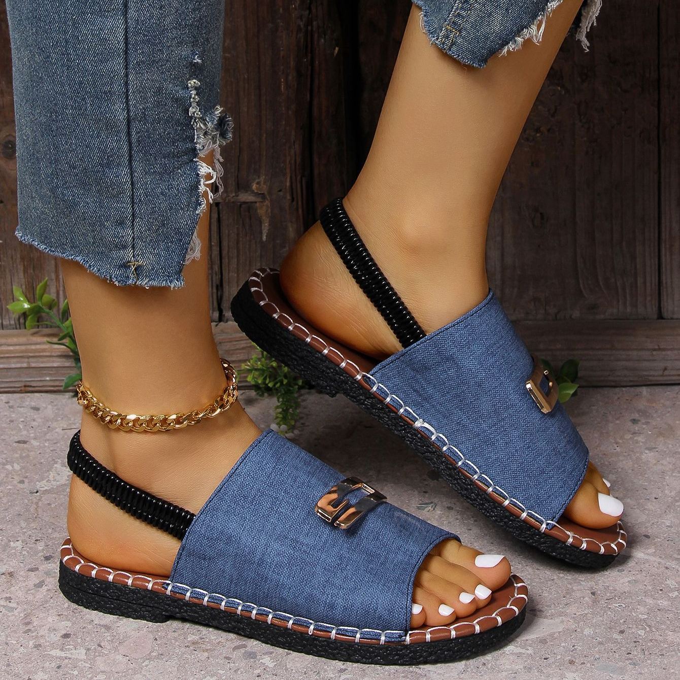 🔥50% de descuento por tiempo limitado - Sandalias ortopédicas de verano - Diseño ergonómico✅ Haz tu caminar más cómodo