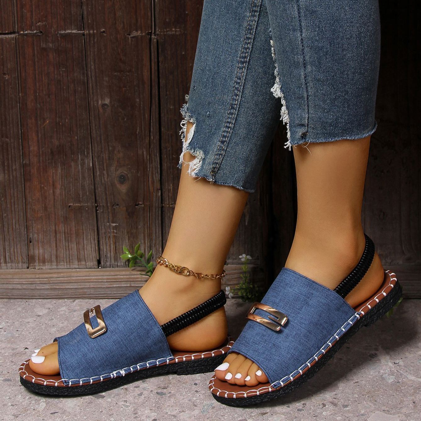 🔥50% de descuento por tiempo limitado - Sandalias ortopédicas de verano - Diseño ergonómico✅ Haz tu caminar más cómodo