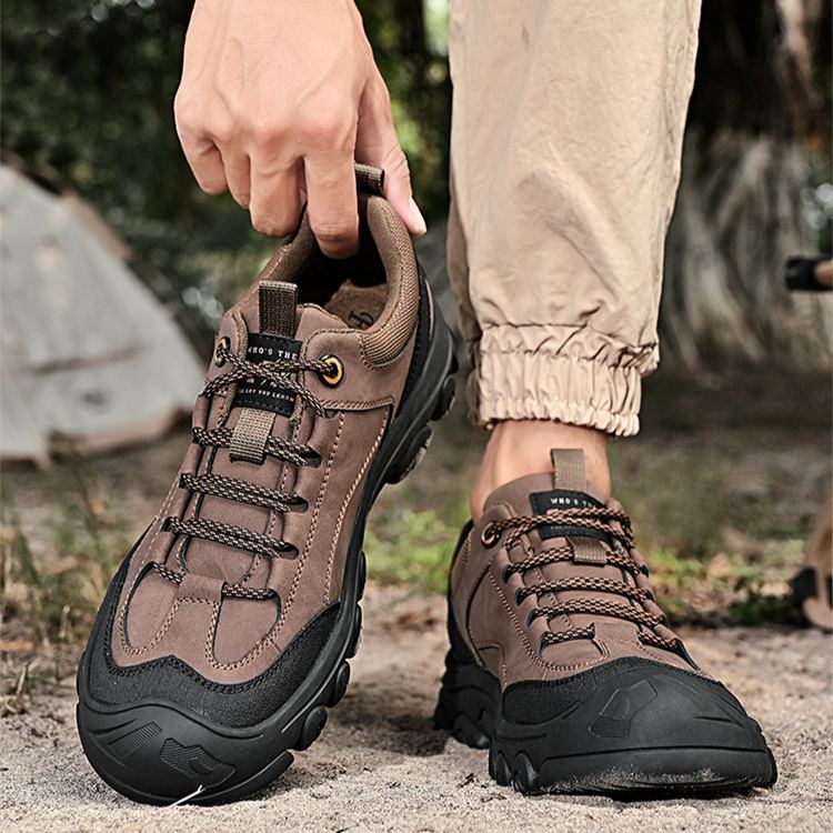 (🔥50% de descuento hoy - ¡no te lo pierdas!) - Zapatos de senderismo de cuero suaves y cómodos - Diseño ergonómico - (te permite caminar todo el día sin cansarte)