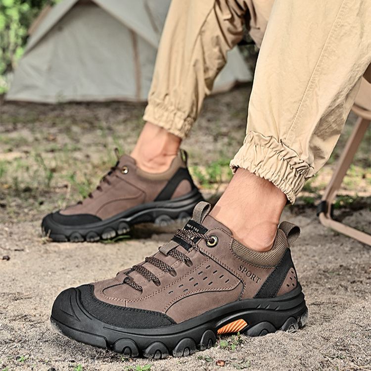 (🔥50% de descuento hoy - ¡no te lo pierdas!) - Zapatos de senderismo de cuero suaves y cómodos - Diseño ergonómico - (te permite caminar todo el día sin cansarte)