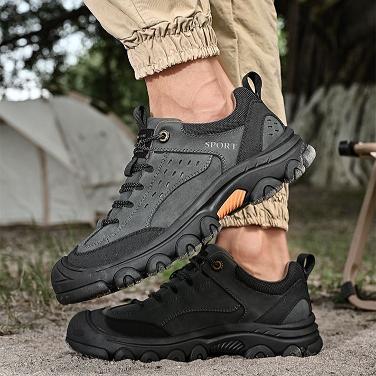 (🔥50% de descuento hoy - ¡no te lo pierdas!) - Zapatos de senderismo de cuero suaves y cómodos - Diseño ergonómico - (te permite caminar todo el día sin cansarte)