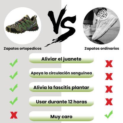 Zapatos ortopédicos de diseño ergonómico 👞 Alivian dolores de espalda, articulaciones y pies - Unisex✅