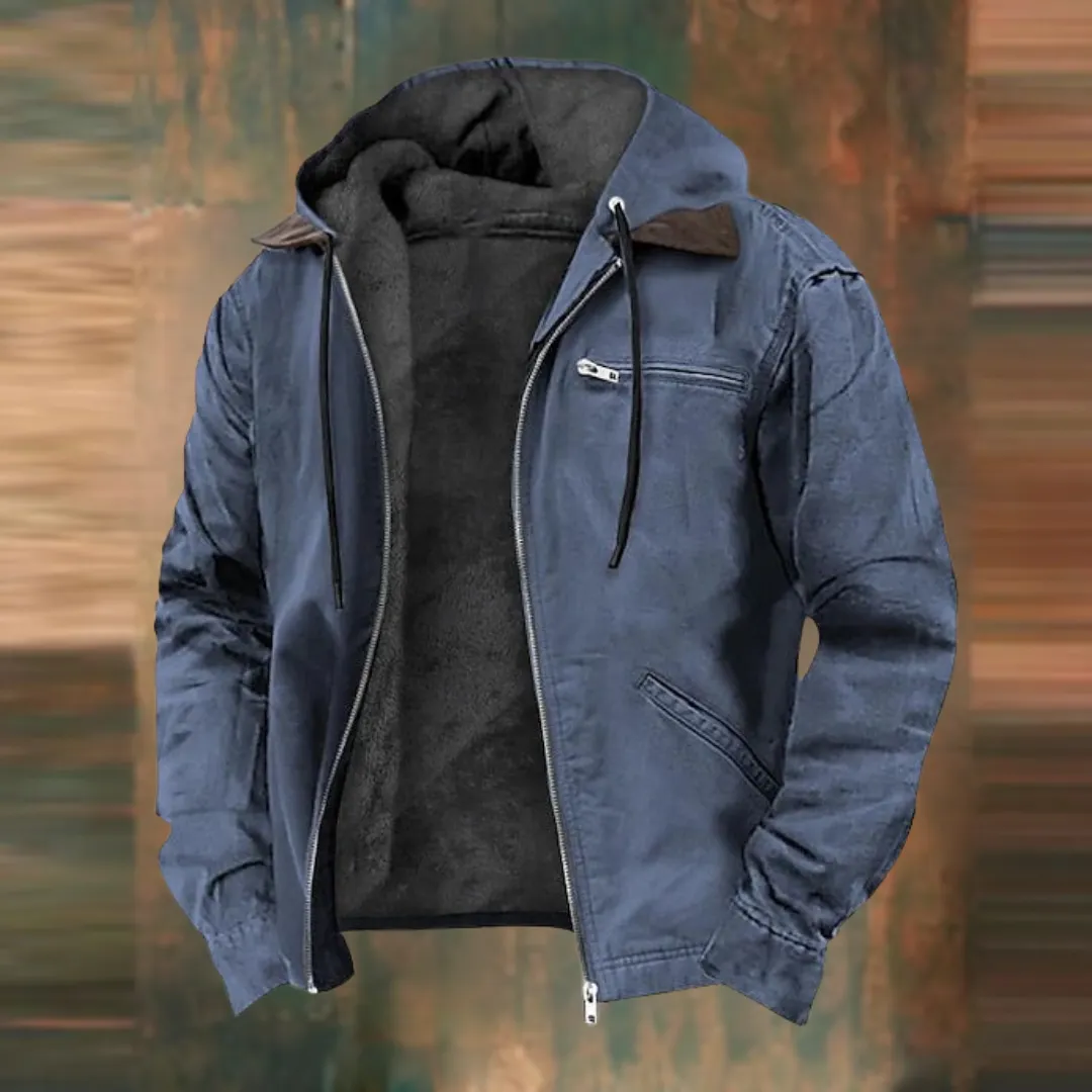 🔥Navidad Ofertas especiales: chaqueta con capucha, cremallera y forro polar