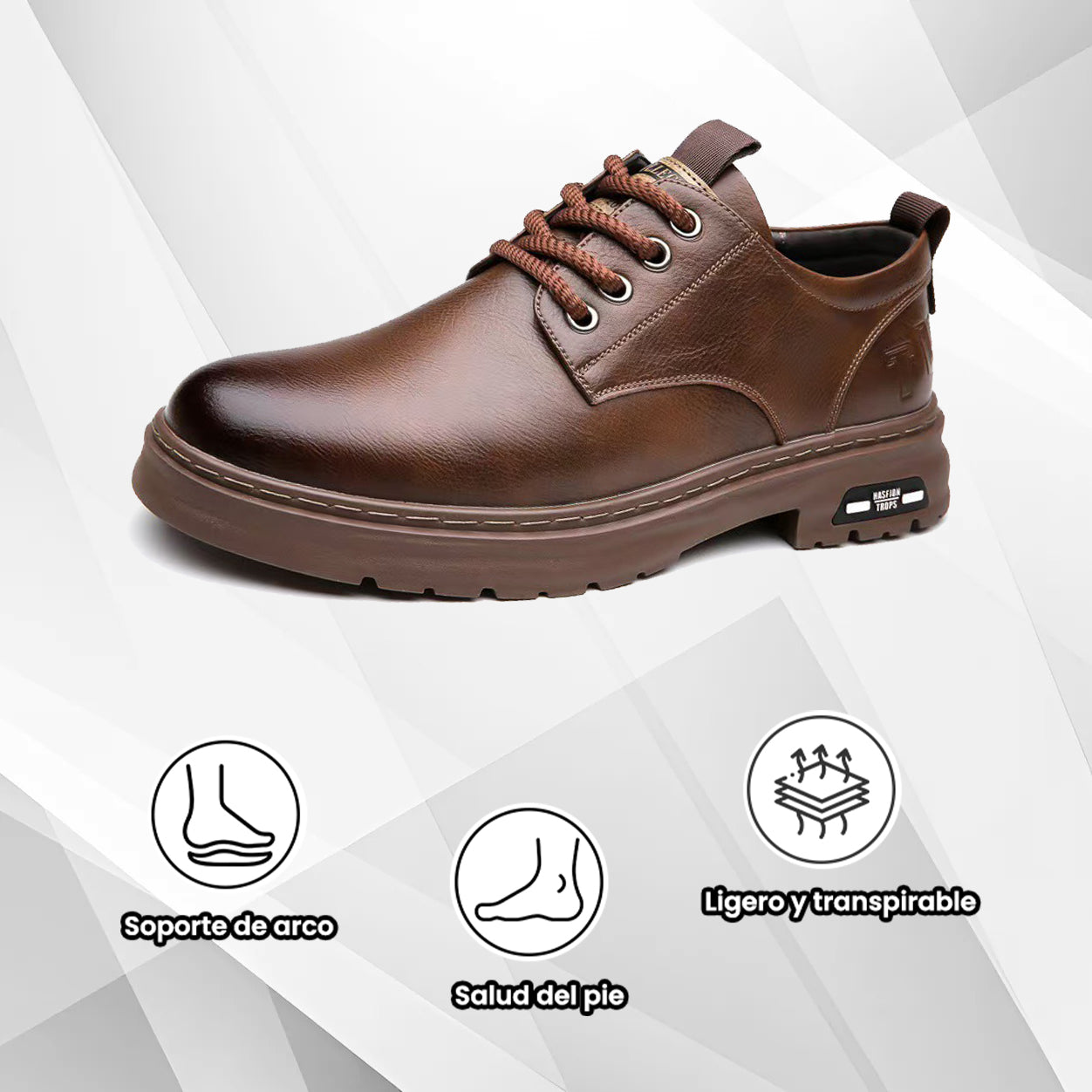 (🔥50% de descuento hoy - no te lo pierdas) Zapatos de cuero de marca italiana suaves y cómodos (soporte de arco - hace que caminar sea más fácil)