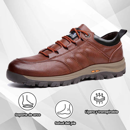 (🔥50% de descuento hoy - no te lo pierdas) Zapatos italianos suaves y cómodos hechos de piel de becerro genuina (el soporte del arco facilita caminar)