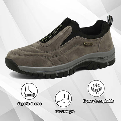 ⏰ - Zapatos ortopédicos de gamuza de marca de lujo italiana 👞 suaves y cómodos (soporte - alivio del dolor de pies) ✅