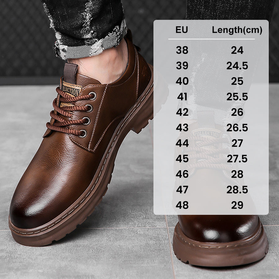 (🔥50% de descuento hoy - no te lo pierdas) Zapatos de cuero de marca italiana suaves y cómodos (soporte de arco - hace que caminar sea más fácil)