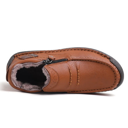 ⏰70% de descuento por tiempo limitado🛒Botas de conducir sin cordones de cuero premium hechas a mano para hombre