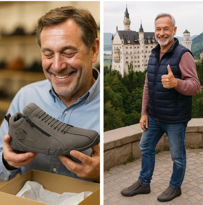 🔥50% de descuento por tiempo limitado - Zapatos ortopédicos Four Seasons - Diseño ergonómico✅ Haz que tu caminar sea más cómodo