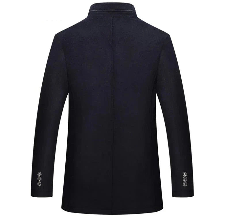 (🔥🔥Navidad Ofertas especiales - 70% de descuento) Gabardina clásica confeccionada en mezcla de lana