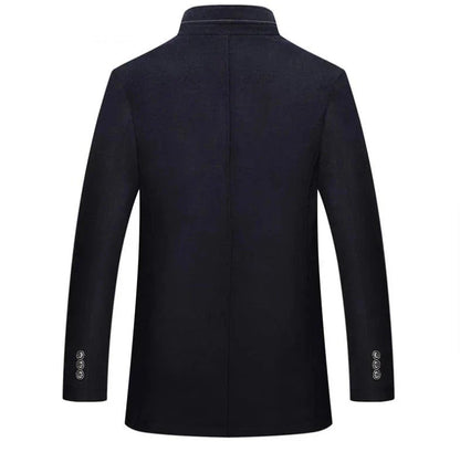 (🔥🔥Navidad Ofertas especiales - 70% de descuento) Gabardina clásica confeccionada en mezcla de lana