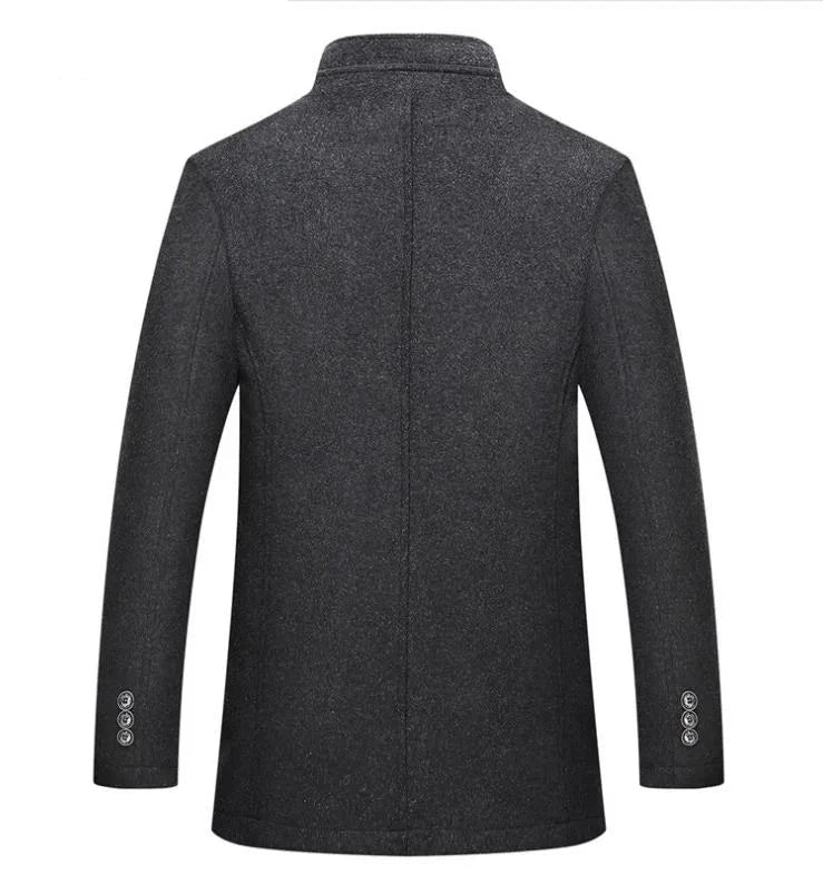 (🔥🔥Navidad Ofertas especiales - 70% de descuento) Gabardina clásica confeccionada en mezcla de lana