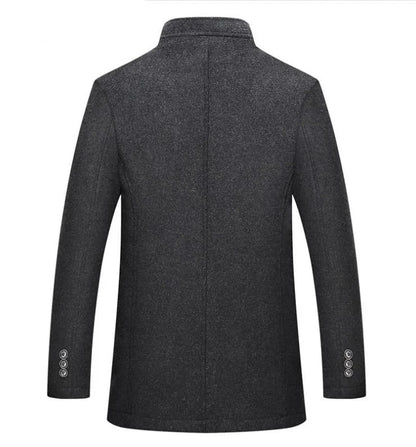 (🔥🔥Navidad Ofertas especiales - 70% de descuento) Gabardina clásica confeccionada en mezcla de lana