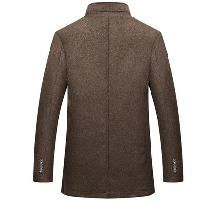 (🔥🔥Navidad Ofertas especiales - 70% de descuento) Gabardina clásica confeccionada en mezcla de lana