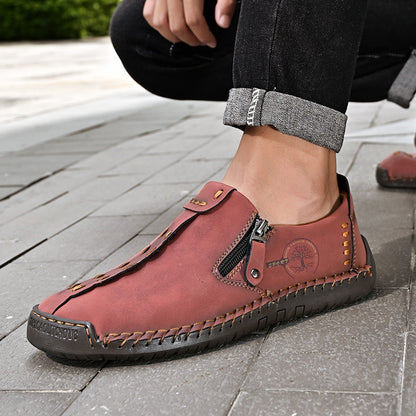 【🎉 60% de descuento por tiempo limitado, solo hoy. ¡No te lo pierdas!】 - Zapatos ortopédicos para hombre hechos con piel de becerro australiana. 👞 Caminata cómoda y alivio del dolor ✅