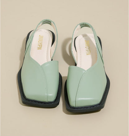 Sandalias de punta cerrada para mujer elegantes y con estilo.