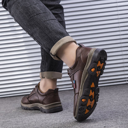 (🔥50% de descuento hoy - no te lo pierdas) Zapatos italianos suaves y cómodos hechos de piel de becerro genuina (el soporte del arco facilita caminar)