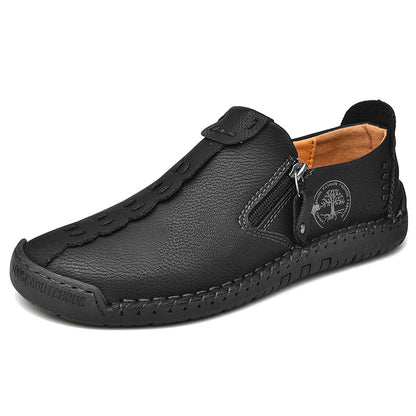 【🎉 60% de descuento por tiempo limitado, solo hoy. ¡No te lo pierdas!】 - Zapatos ortopédicos para hombre hechos con piel de becerro australiana. 👞 Caminata cómoda y alivio del dolor ✅