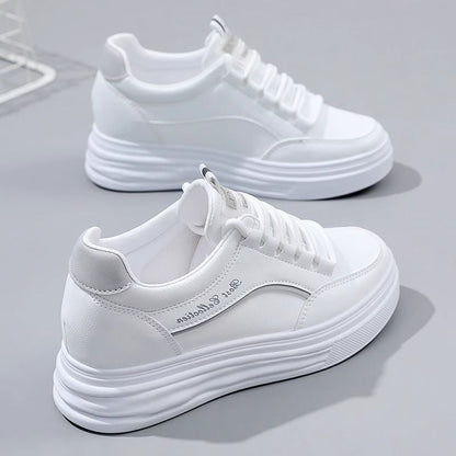 (🔥50% de descuento hoy - no te lo pierdas) ⏰ - Zapatos casuales de mujer de piel suave con suela gruesa (soporte - alivio del dolor en los pies)
