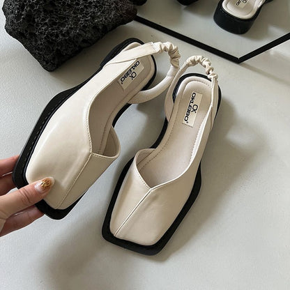 Sandalias de punta cerrada para mujer elegantes y con estilo.