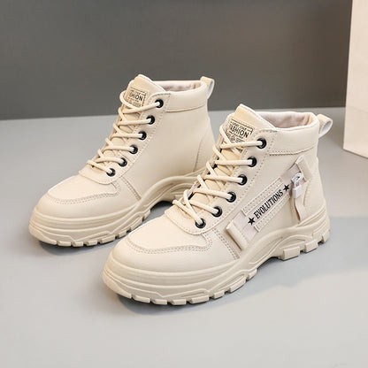 (🔥50% de descuento hoy - ¡no te lo pierdas!) ⏰- Zapatos casuales tipo martin de caña alta que combinan con todo y que mejoran la altura (soporte de arco: facilita caminar)