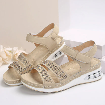 🔥 50% de descuento por tiempo limitado - Sandalias ortopédicas con colchón de aire que absorben los impactos - Diseño ergonómico ✅ Haz que tu caminata sea más cómoda