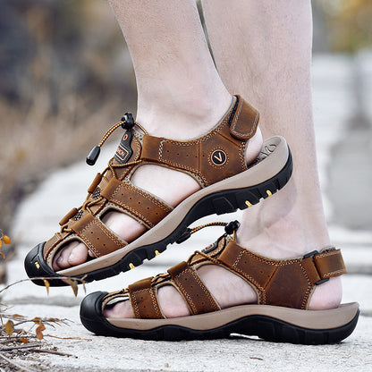 (🔥 60% de descuento por tiempo limitado) - Sandalias de Cuero Ergonómicas - Alivia el Dolor de Pies