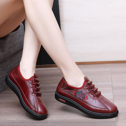 (🔥50% de descuento hoy - ¡no te lo pierdas!) - Zapatos de piel italiana suaves y cómodos para mujer - Diseño ergonómico - (te permite caminar todo el día sin sentirte cansada)