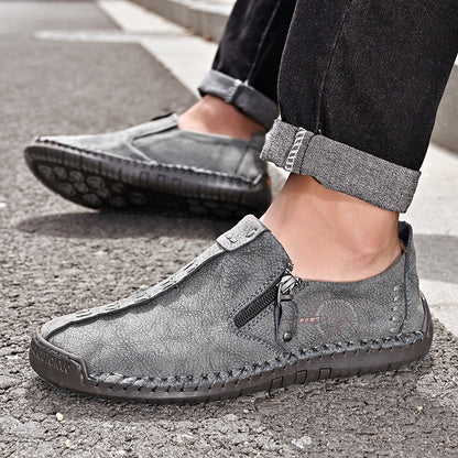 【🎉 60% de descuento por tiempo limitado, solo hoy. ¡No te lo pierdas!】 - Zapatos ortopédicos para hombre hechos con piel de becerro australiana. 👞 Caminata cómoda y alivio del dolor ✅