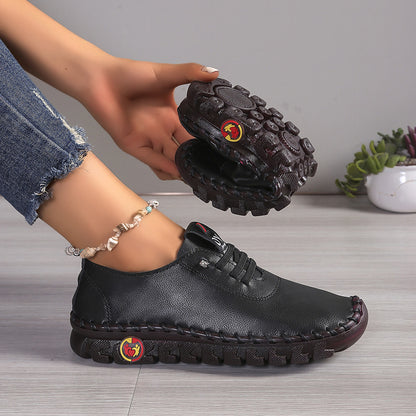 (🔥50% de descuento hoy - ¡no te lo pierdas!) - Zapatos ortopédicos de cuero para mujer suaves y cómodos - Diseño ergonómico y artesanal (soporte de arco - alivio del dolor de pies)
