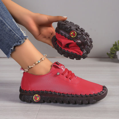 (🔥50% de descuento hoy - ¡no te lo pierdas!) - Zapatos ortopédicos de cuero para mujer suaves y cómodos - Diseño ergonómico y artesanal (soporte de arco - alivio del dolor de pies)