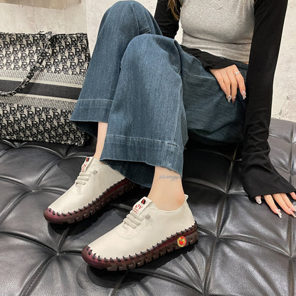 (🔥50% de descuento hoy - ¡no te lo pierdas!) - Zapatos ortopédicos de cuero para mujer suaves y cómodos - Diseño ergonómico y artesanal (soporte de arco - alivio del dolor de pies)