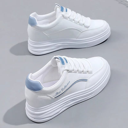 (🔥50% de descuento hoy - no te lo pierdas) ⏰ - Zapatos casuales de mujer de piel suave con suela gruesa (soporte - alivio del dolor en los pies)