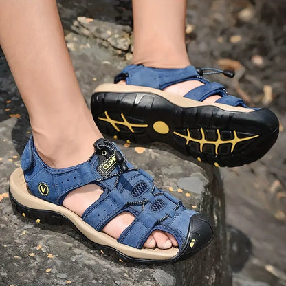 (🔥 60% de descuento por tiempo limitado) - Sandalias de Cuero Ergonómicas - Alivia el Dolor de Pies