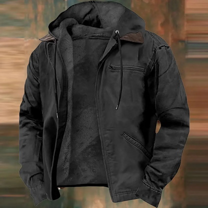 🔥Navidad Ofertas especiales: chaqueta con capucha, cremallera y forro polar