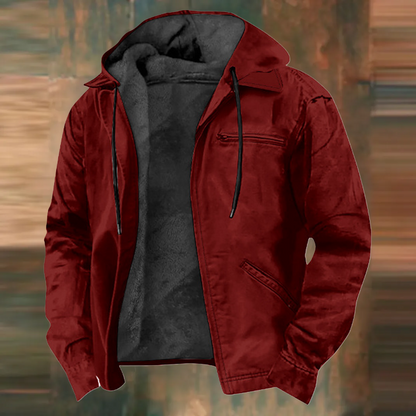 🔥Navidad Ofertas especiales: chaqueta con capucha, cremallera y forro polar