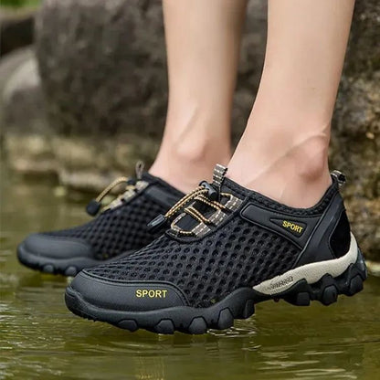 (🔥60% de descuento hoy - ¡no te lo pierdas!) La mejor opción para el verano: zapatos de cuero para senderismo suaves, transpirables y cómodos.