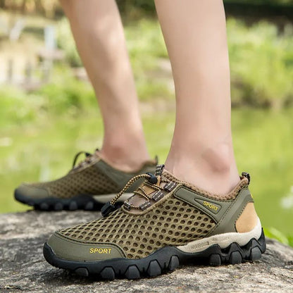 (🔥60% de descuento hoy - ¡no te lo pierdas!) La mejor opción para el verano: zapatos de cuero para senderismo suaves, transpirables y cómodos.
