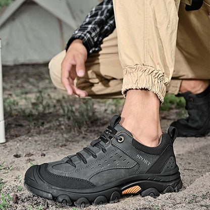 (🔥50% de descuento hoy - ¡no te lo pierdas!) - Zapatos de senderismo de cuero suaves y cómodos - Diseño ergonómico - (te permite caminar todo el día sin cansarte)