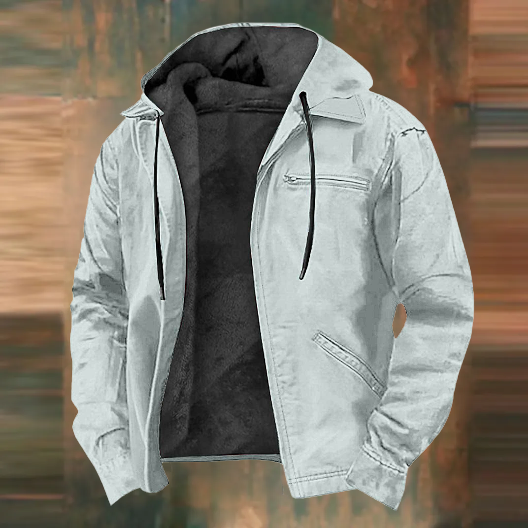 🔥Navidad Ofertas especiales: chaqueta con capucha, cremallera y forro polar