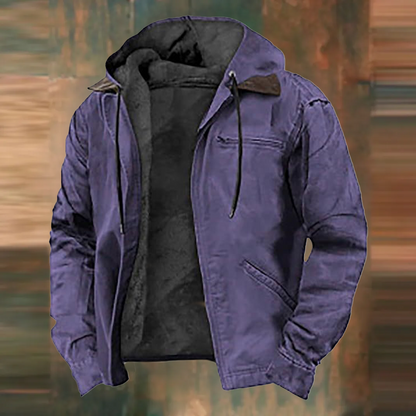 🔥Navidad Ofertas especiales: chaqueta con capucha, cremallera y forro polar